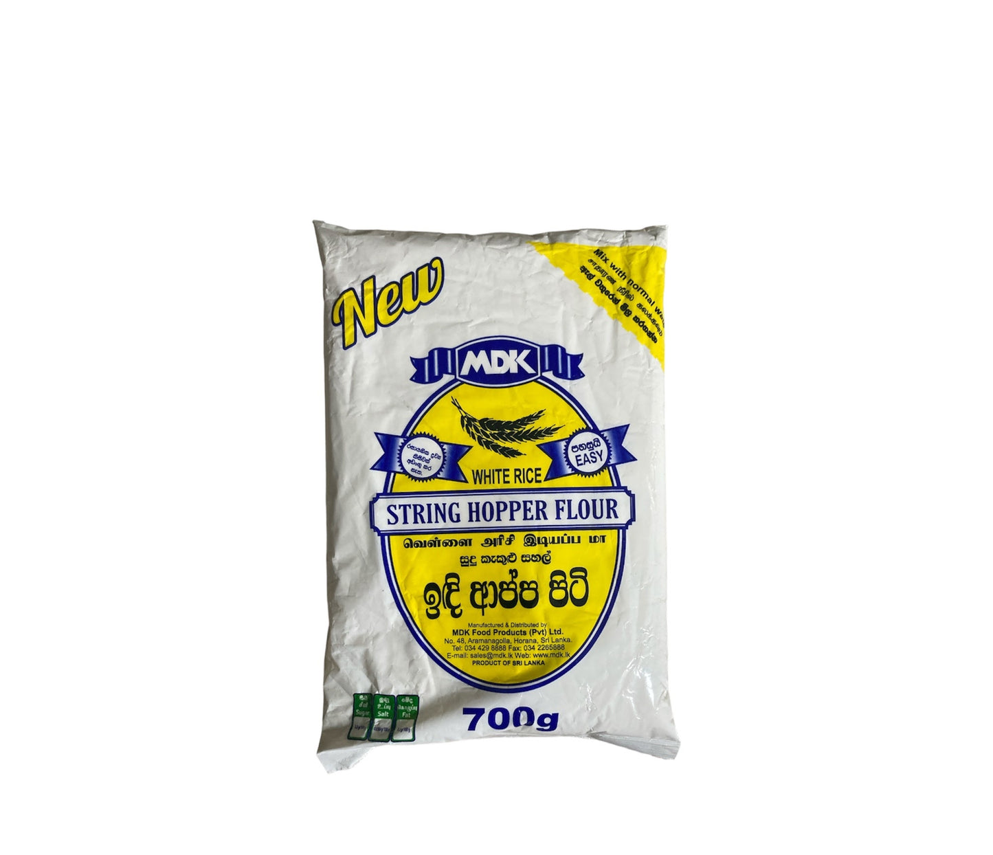 MDK String Hopper Flour 700g white