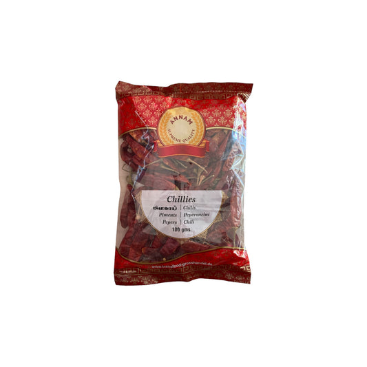 Dried Red Chilies 100g